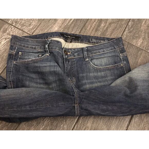 COPY - Ck Calvin Klein Ultimate Boot Dark Wash Jeans Womens Size 12 X 32 - Picture 2 of 5